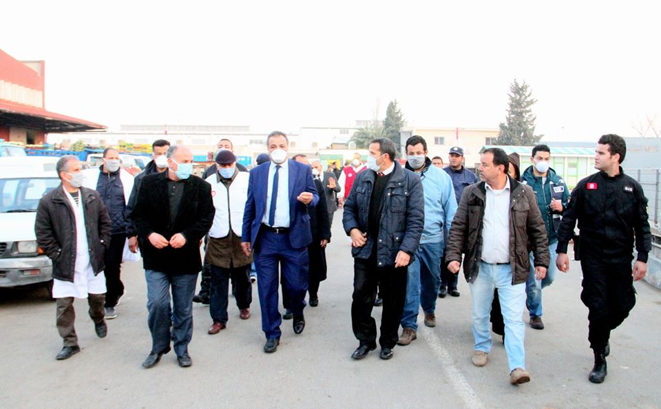 تركيز كاميرا حرارية بسوق الجملة ببئر القصعة